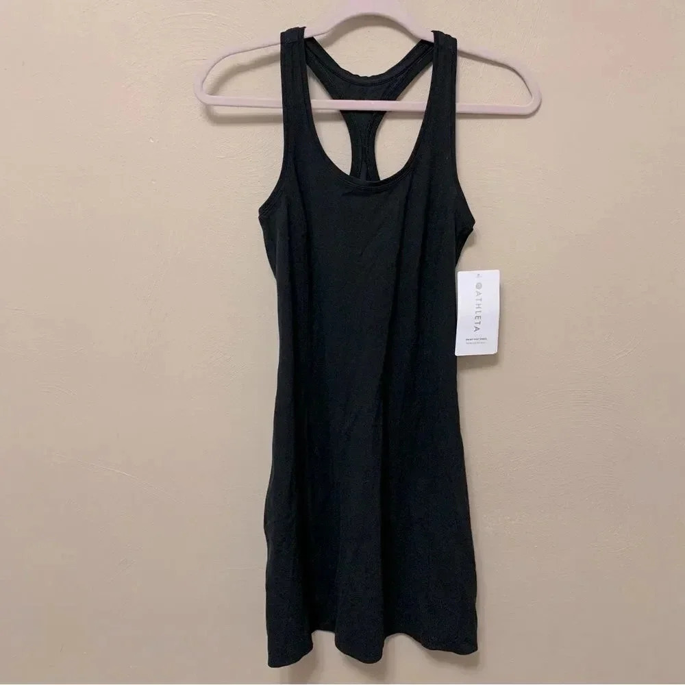 Athleta On My Way Dress in Black Size XS NWT New - Picture 3 of 12